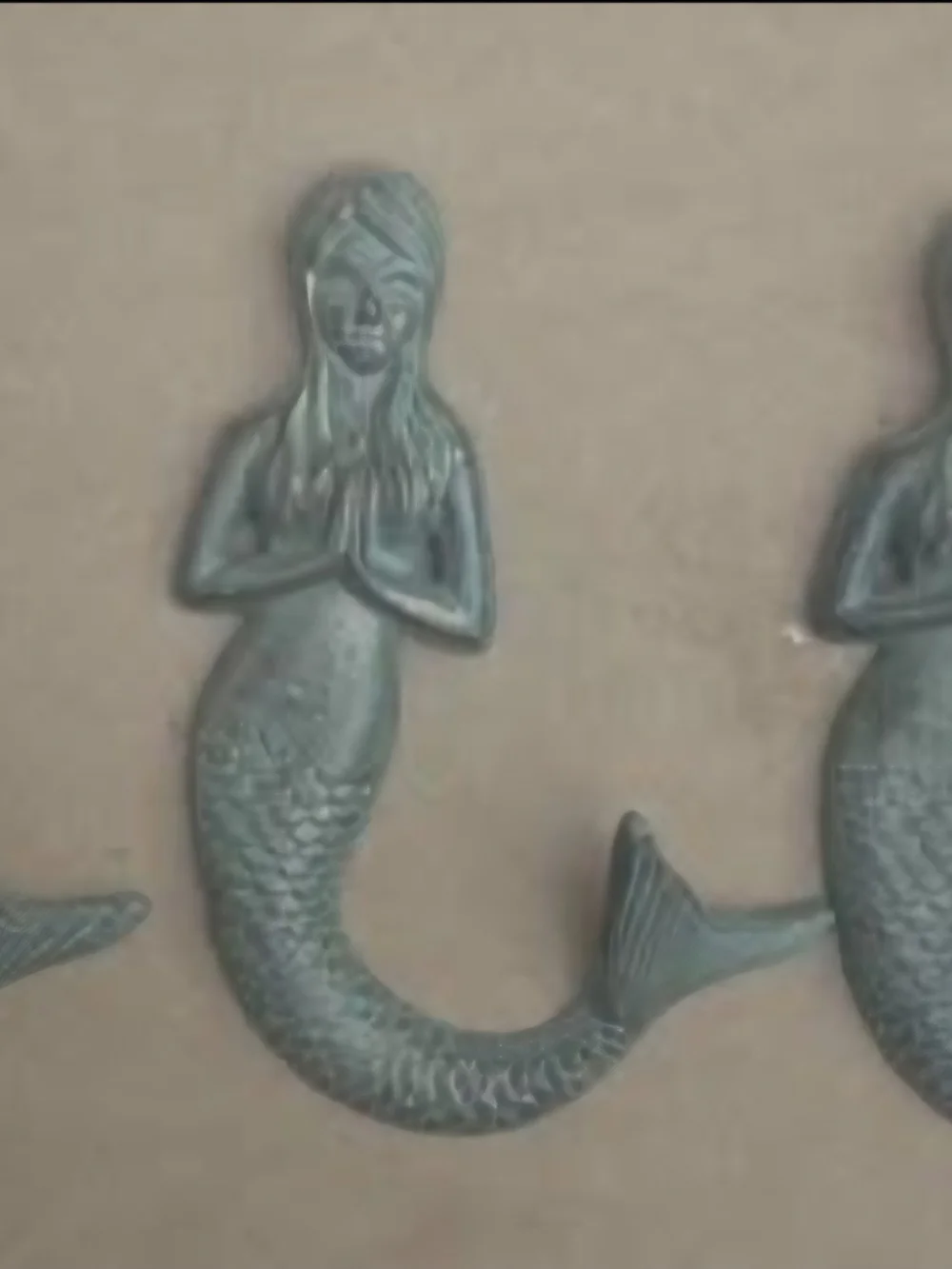 Decorative Mermaid Wall Hooks in Teal - Brand